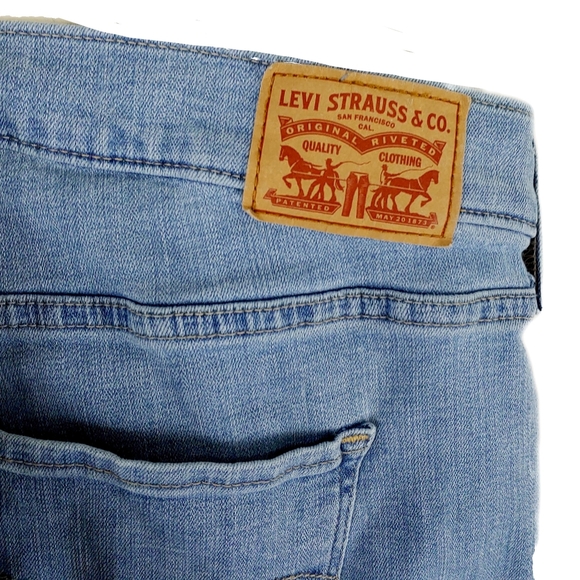 NWT Levis Womens 22W Classic Straight Leg Light Blue Jeans - Picture 6 of 8